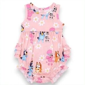 Little Sleepies Bluey Garden Games Bubble Romper 18-24 Months NIB